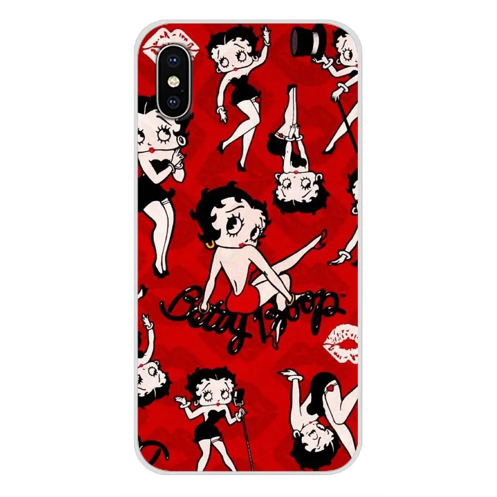 Аксессуары чехлы для телефонов Motorola Moto X4 E4 E5 G5 G5S G6 Z Z2 Z3 G G2 G3 C Play Plus Betty boop