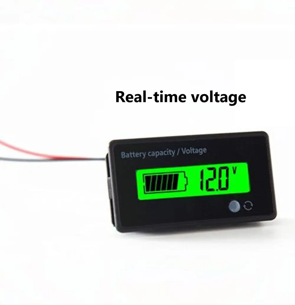 Многофункциональный ЖК-монитор емкости батареи 12 В измеритель для