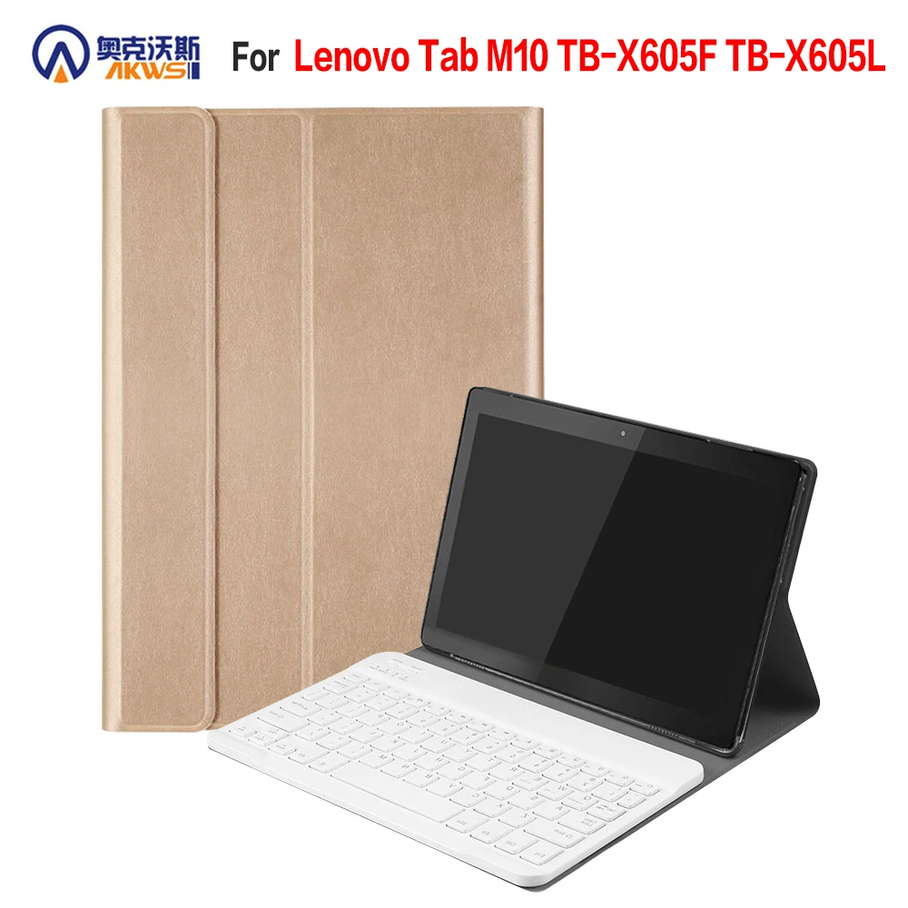 Защитный чехол для клавиатуры lenovo M10 TB X605F X605L 10 дюймов съемный Bluetooth|Чехлы