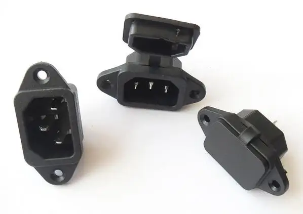 1 шт. AC10A 250Vcover разъем питания гнездо с заячьими ушками продукта водонепроницаемый