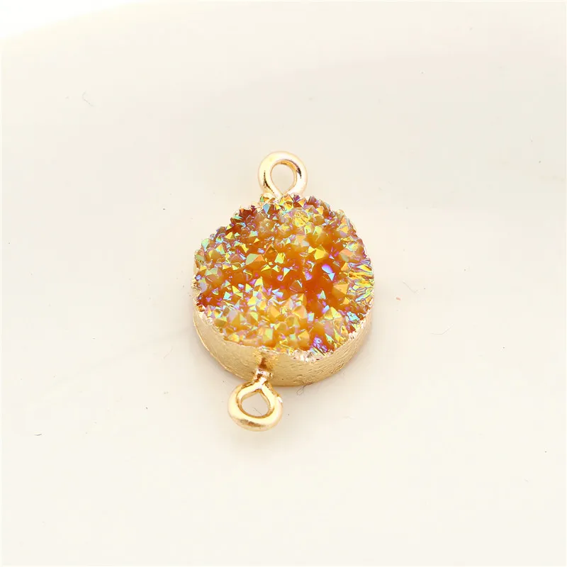 2 шт. круглые нестандартные полимерные браслеты соединители Подвески Diy