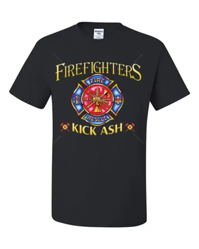 Забавная футболка для пожарных классная повседневная мужская унисекс