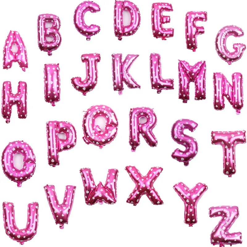 Воздушные шары-буквы 16 дюймовые для дня рождения | Дом и сад