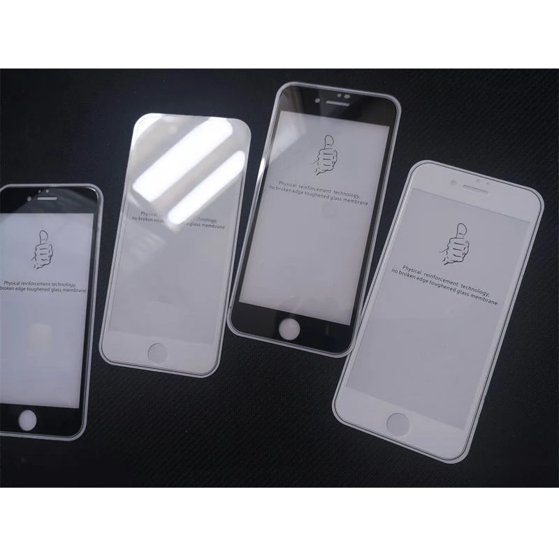 Закаленное стекло 4D с полным покрытием для iPhone 7 iphone 8 Защитное 6 6s Plus пленка из