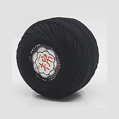 24 Розничная 50 г/шар 8# 2ply DIY цветная тонкая кружевная пряжа для вязания крючком пряжа хлопок пряжа для ручного вязания нить швейная машина линия JK468 - Цвет: 24