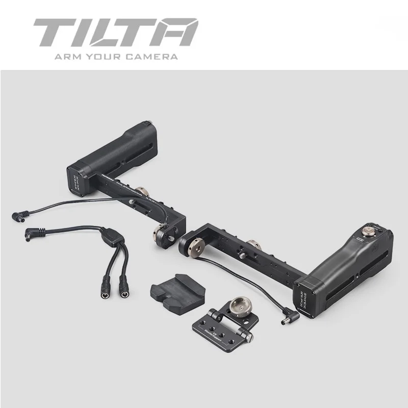 TILTA Bluetooth двойная рукоятка для аккумулятора с кнопкой ВКЛ./ВЫКЛ. Для G1 G2 G2X 3 осевой