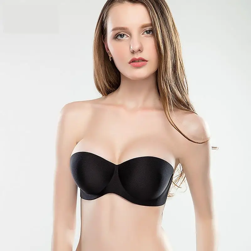 Женский бюстгальтер пуш ап без бретелек с чашкой ABCD|wedding bra|seamless brastrapless seamless bra |