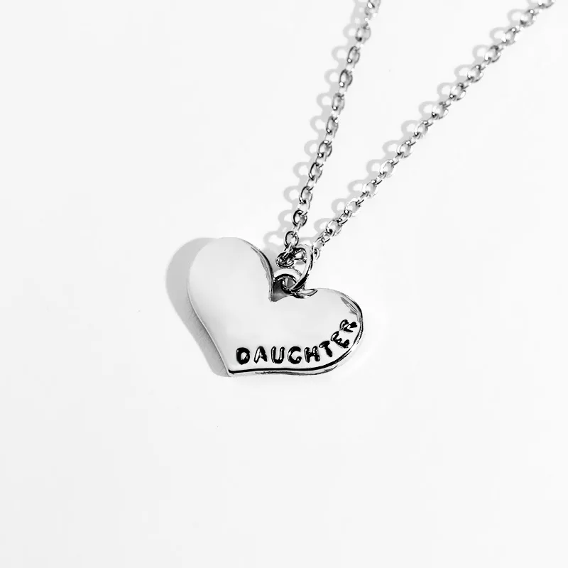 Miss Lady ожерелье с двойным сердцем для мамы и дочки подарок матери ювелирные