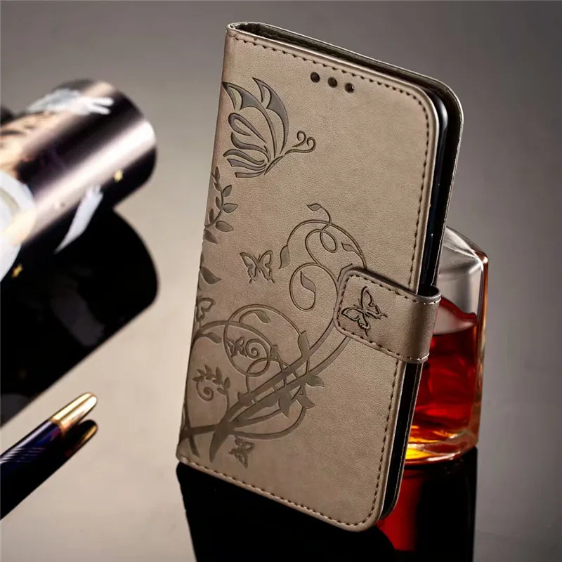 Кожаный чехол с цветочным узором s для Sony Xperia XA F3111 F3113 F3115 F3112 5 0 &quotс подставкой и