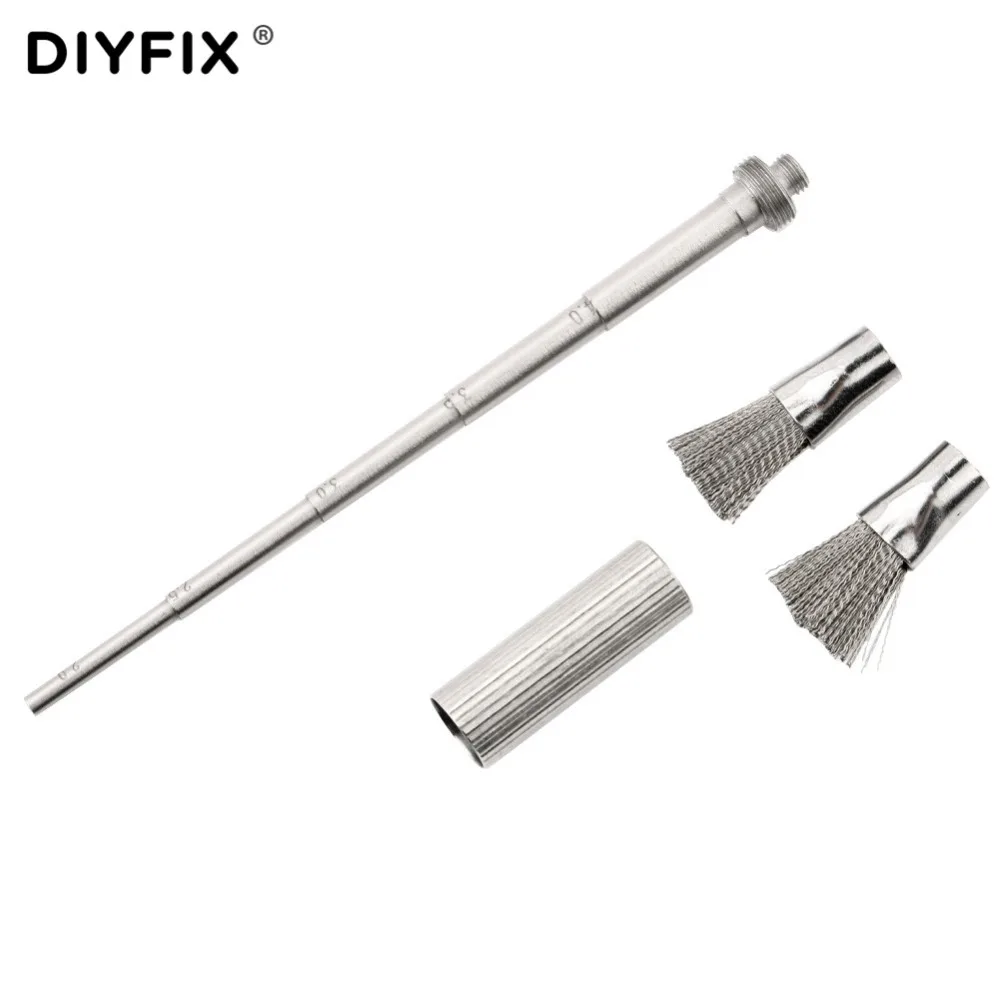 

DIYFIX Stainless Steel Cleaning Brush with Micro Coil Jig Tool for Heating Wire Coil Wire Wrapping Vape DIY Tool