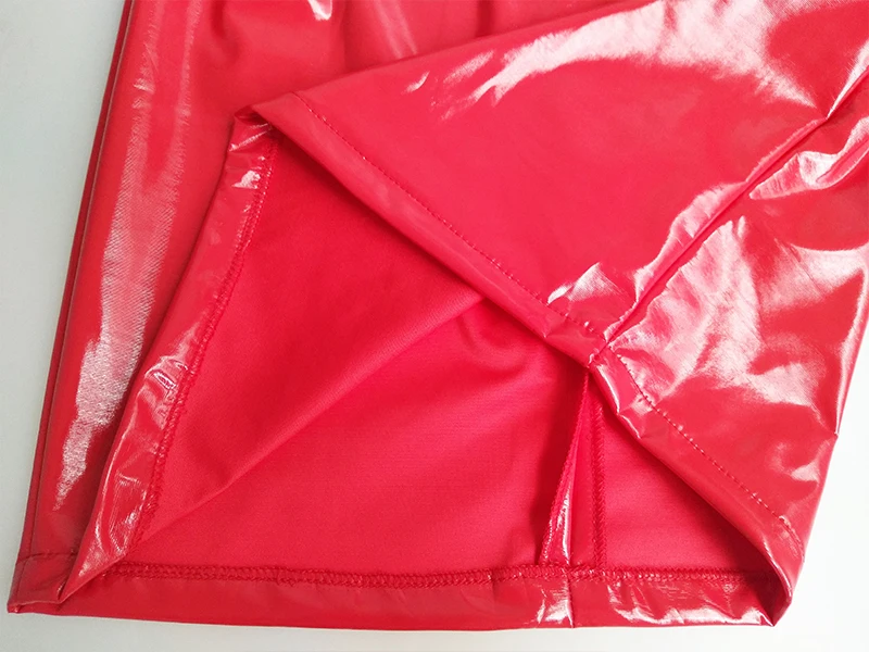 Высокие сапоги из PU искусственной кожи пикантные юбки сезон осень-зима модные