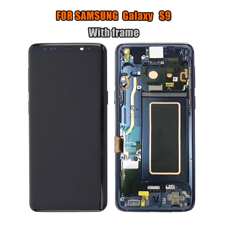 Высокое качество для Samsung s9 g960 ЖК дисплей дигитайзер сенсорный экран с рамкой в