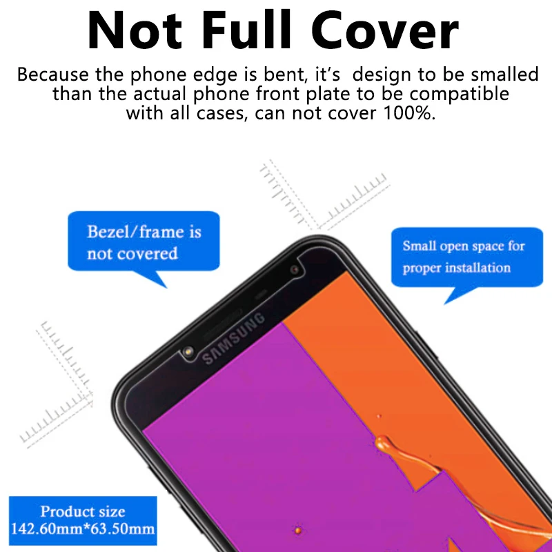 2.5D защитное закаленное стекло для samsung J2 Pro Защитное стекло для samsung Galaxy J2 Prime 2j J 2 крышка