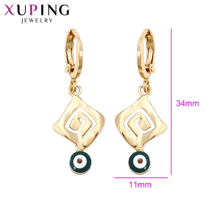 Модные серьги Xuping позолоченный дизайн экологически чистая медь для женщин