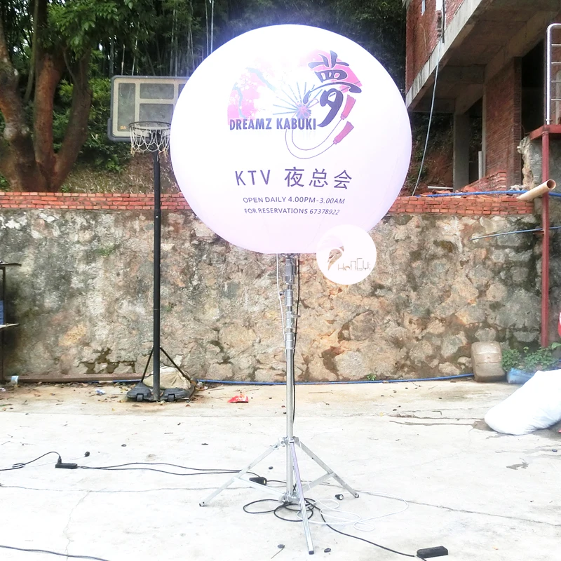 Large Outdoor Advertising Exhibition Illumination LED Tripod Inflatable Balloon | Дом и сад