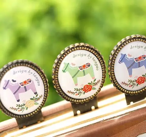 4 шт./упак. Rilakkuma серия Закладка для книги зажим бумаг Бумага Клип Zakka Супер