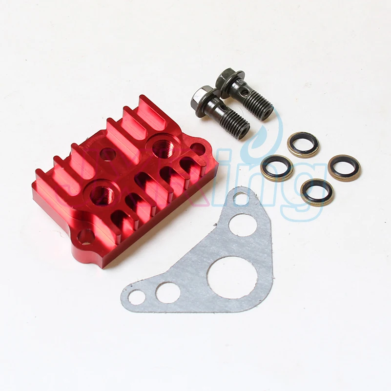 LF/YX 125cc 140cc ЧПУ масляный радиатор горизонтальный двигатель крышка цилиндра грязь питбайк обезьяна велосипед Atv Quad Запчасти