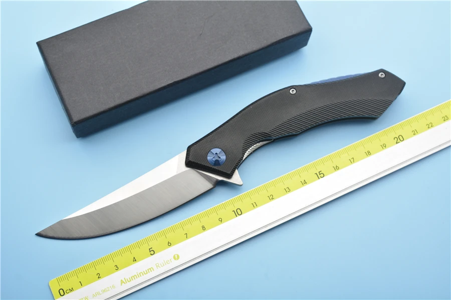 XS EDC G10 D2 рукоятка лезвия синяя Луна scimitar открытый кемпинг многоцелевой