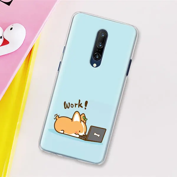 12 Мультяшная собака корги Шиба ину чехол для Oneplus 7 Pro 6 7 6T 5T жесткий чехол-накладка для мобильного телефона Coque - Цвет: 12