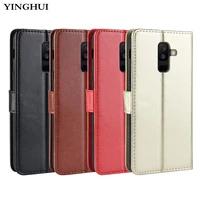 for samsung galaxy a6 2018 case samsung a6 plus 2018 case leather vintage wallet cases for samsung galaxy a6 2018 a600f