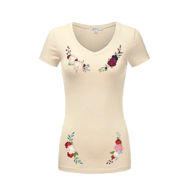 10 шт. нашивки с вышитыми цветами и железными полосками для одежды сделай сам