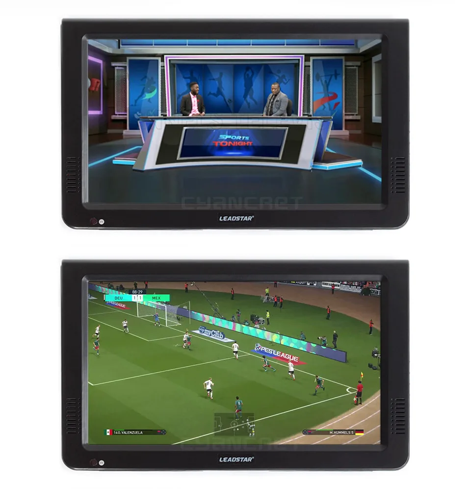 LEADSTAR 10 дюймов HD Портативный ТВ DVB-T2 ATSC ISDB-T tdt цифровой и аналоговый мини маленький автомобильный телевизор Поддержка USB SD MP4 H.265 AC3
