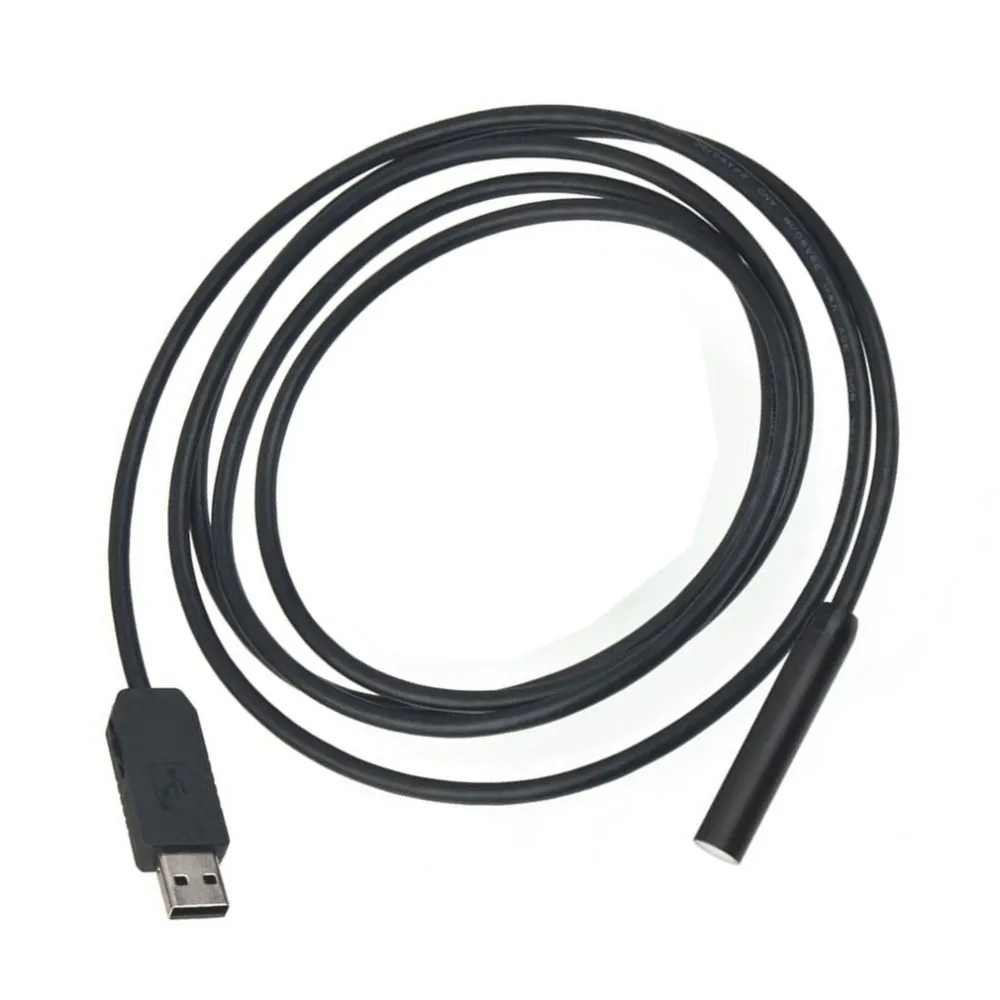 Высокое качество 1 шт. 2 м USB Водонепроницаемый Регулируемый Змеиный инспекционный эндоскоп бороскоп