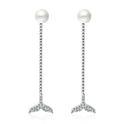 Длинная кисточка с жемчугом и хвостом русалки