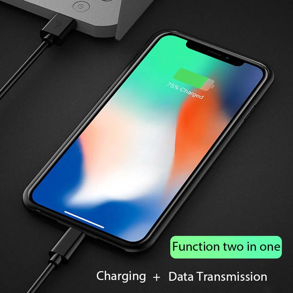 Беспроводной Аккумулятор Чехол для IPhone XR 5000 mah аккумулятор переносной корпус