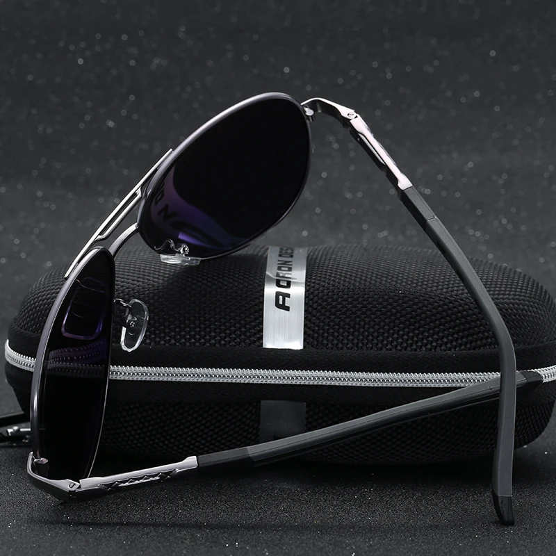 Мужские солнцезащитные очки Бруно Данн роскошные алюминиевые с