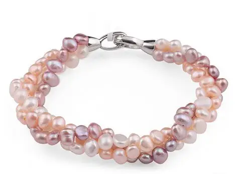 

Продажа ювелирных изделий >>> натуральный разноцветный жемчужный браслет женский браслет с серебряной застежкой 925 пробы