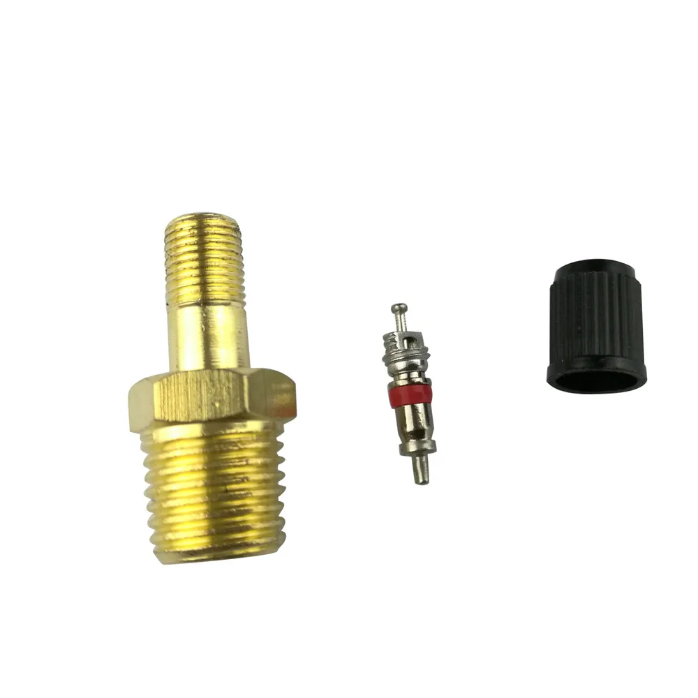 Пара 1/4 &quotNPT MPT латунный воздушный компрессор бак наполнения клапана Schrader