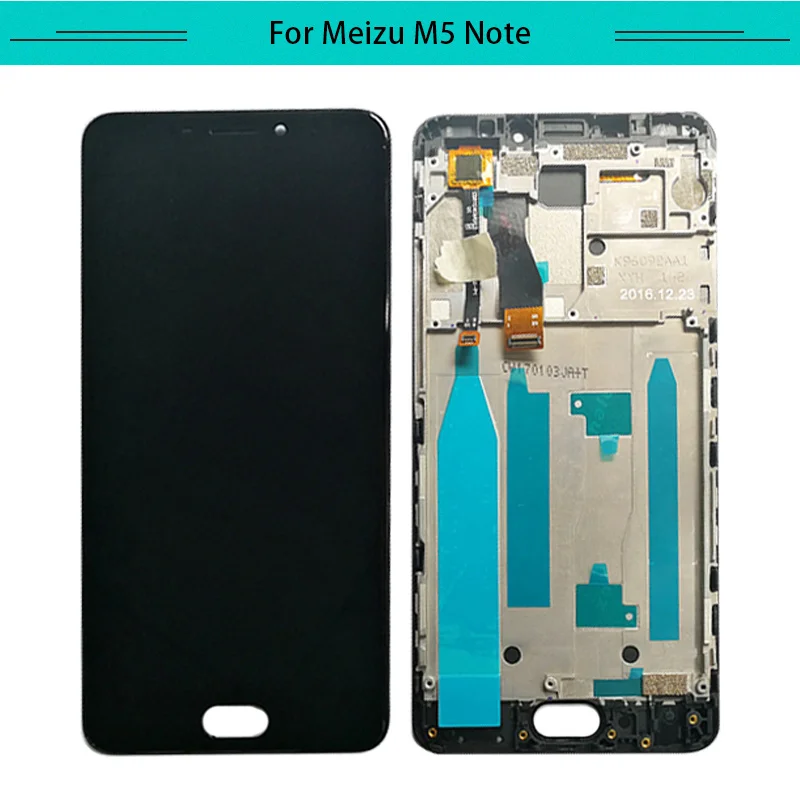 Протестировано 1 шт. для Meizu M5 Note M621C M621H Полный ЖК дисплей в сборе экран стекло