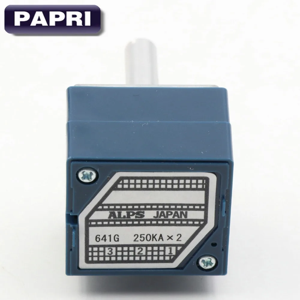 PAPRI Япония ALPS RK27 2*250K регулятор громкости потенциометр круглый вал 6 мм стерео