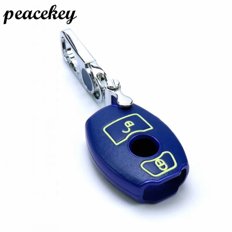 Кожаный защитный чехол Peacekey для Mercedes Benz A180 A200 A260 A Class две кнопки|shell cover|shell buttonsshell