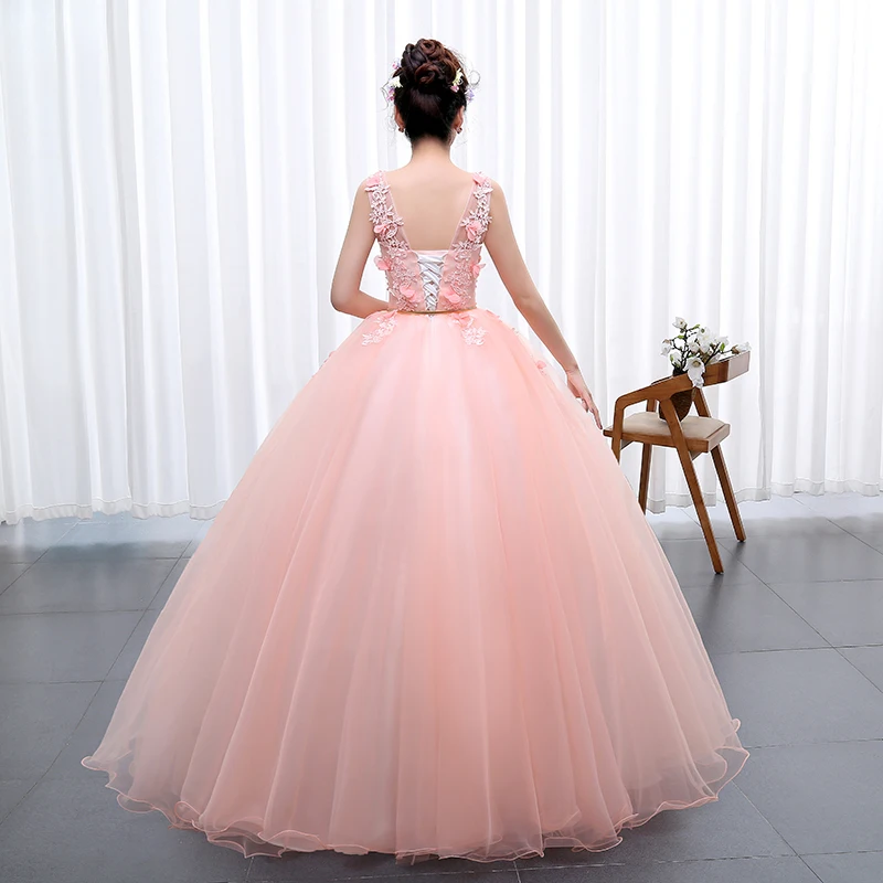 Ruthshen/розовые милые платья 16 Quinceanera недорогие сексуальные с v образным вырезом