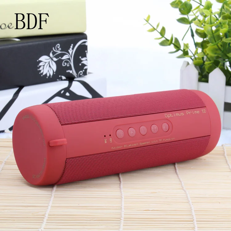 BDF оригинальный T2 беспроводной Bluetooth динамик водонепроницаемый портативный