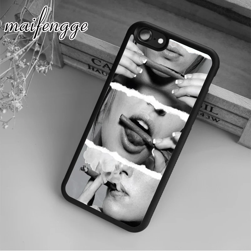 Чехол maifengge для iPhone 5 6 6s 7 8 plus X XR XS max 11 12 Pro Samsung Galaxy S7edge S8 S9 S10 | Мобильные телефоны и