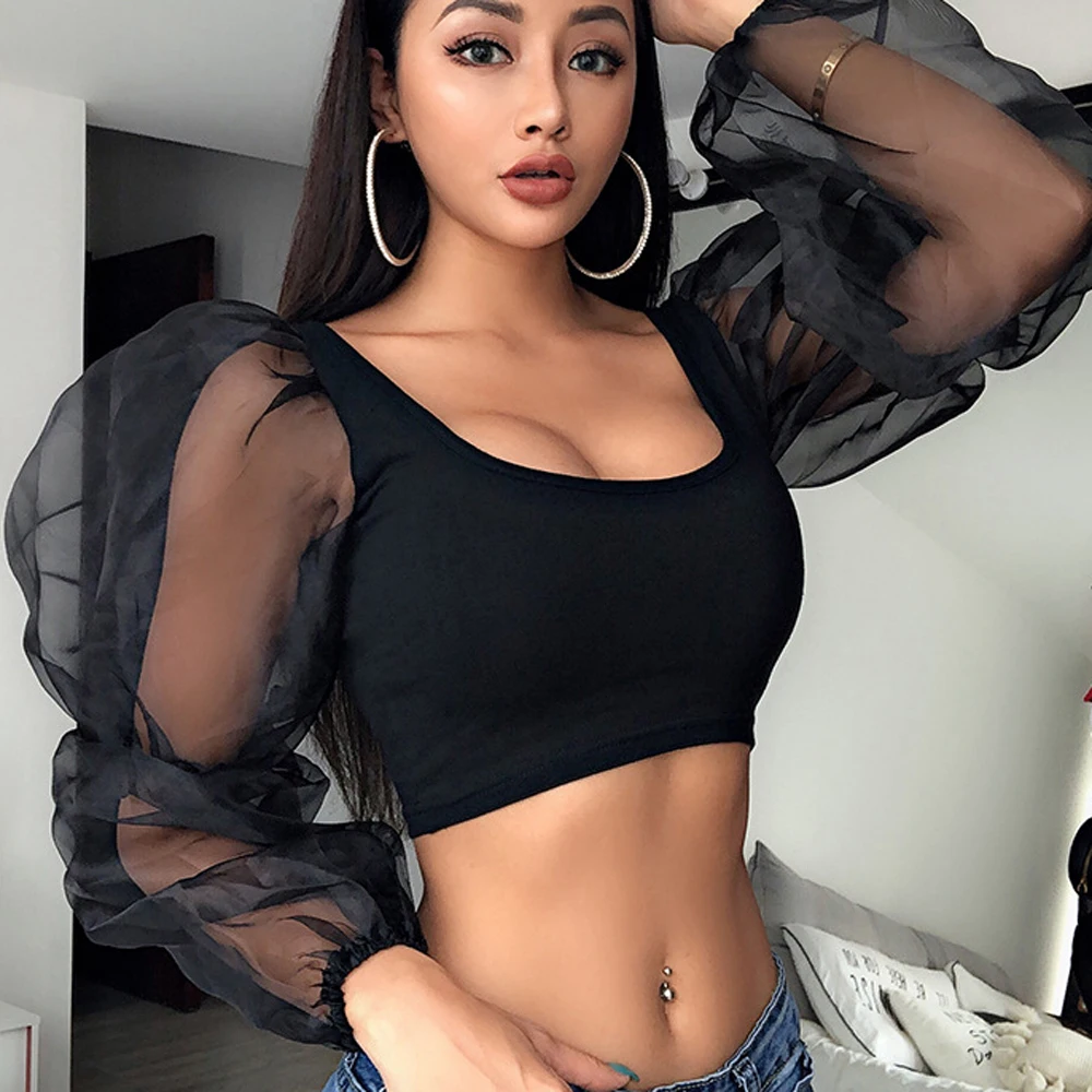 Футболка женская с длинным рукавом черная белая|Футболки| |