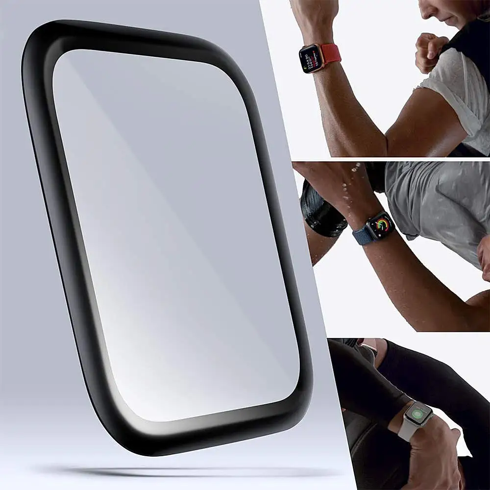 Протектор экрана Ascromy для Apple Watch серии 4 5 40 44 мм закаленное стекло Защитная пленка