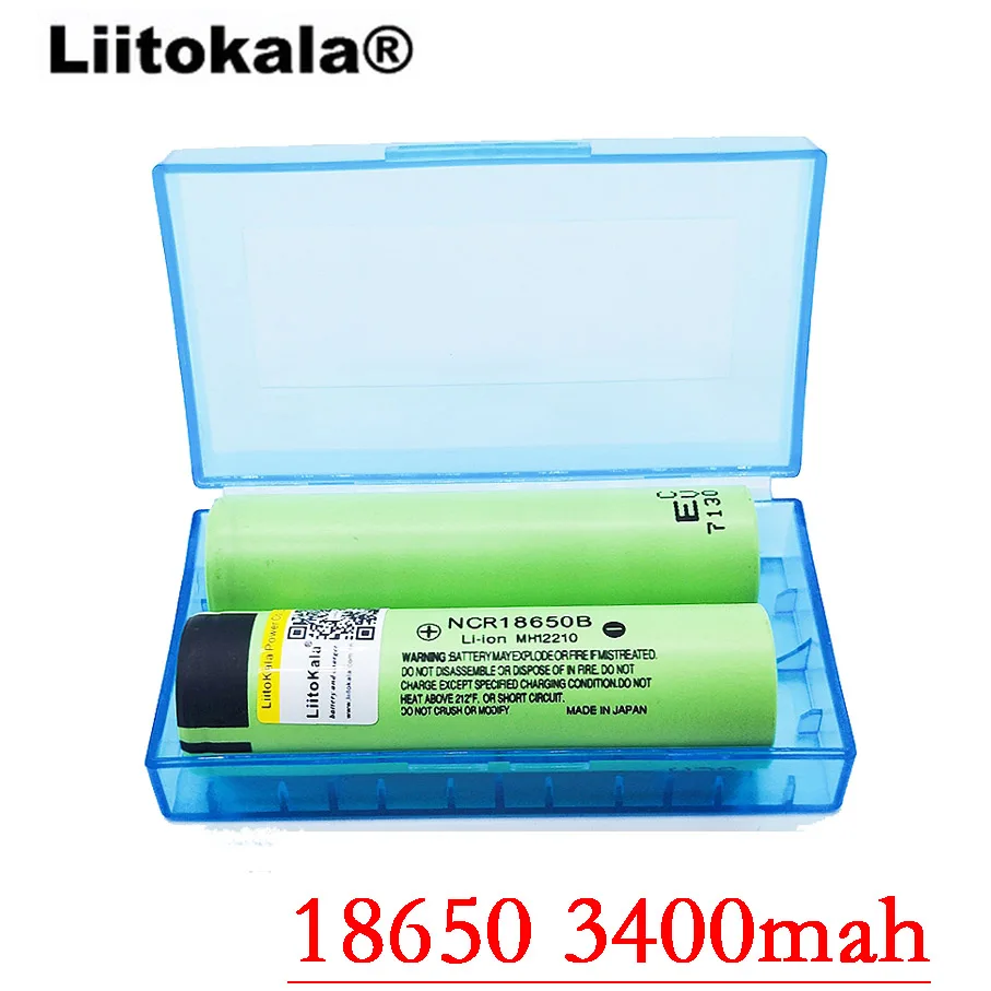 Liitokala NCR18650B Оригинальный 3 7 v 3400 mah 18650 перезаряжаемый литиевый аккумулятор|rechargeable