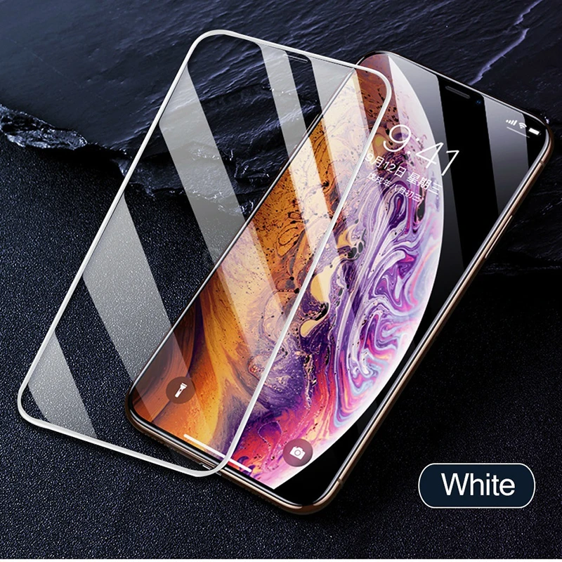30D Защитная пленка для экрана для iPhone XR XS MAX 8 7 6 6s Plus 5 Закаленное стекло Защитная пленка для экрана Templado Glas Coque