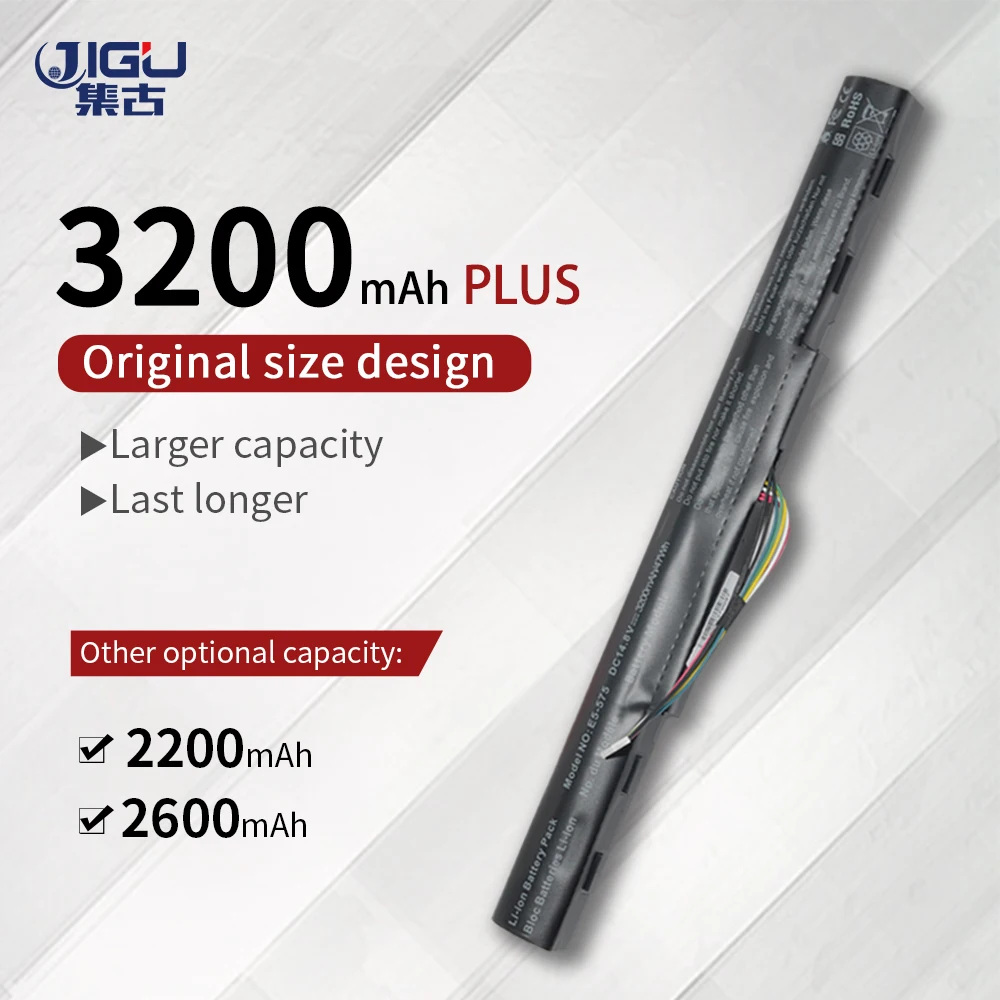 JIGU AS16A7K AS16A8K ноутбук Батарея для ACER Aspire Nautilus E5-475G E5-553 E5-575 E5-575T 4 ячейки | Компьютеры и