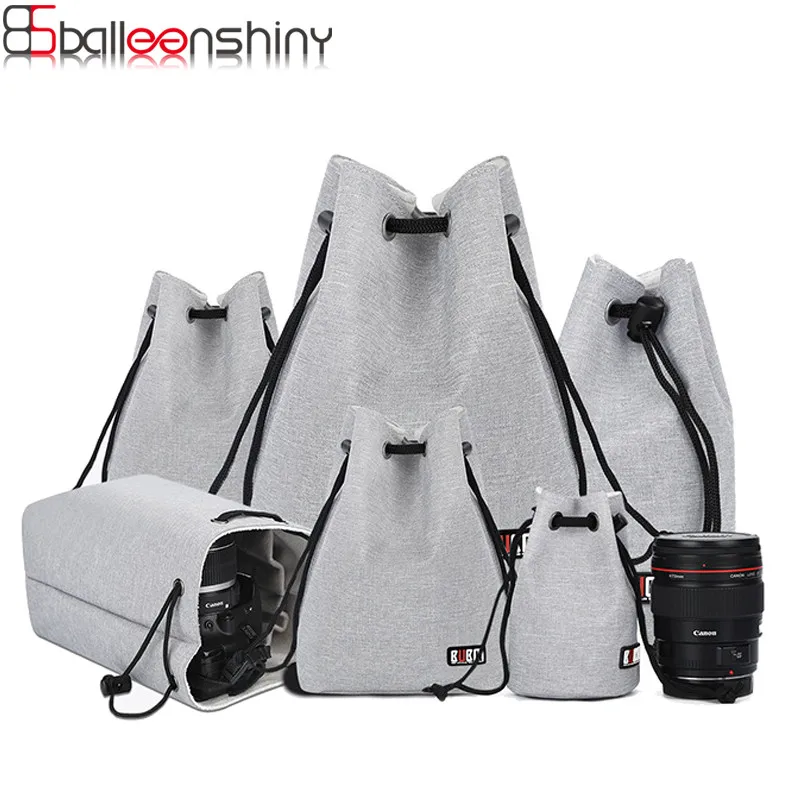 BalleenShiny сумка для хранения цифровой камеры защитный чехол объектива Canon SONY Nikon