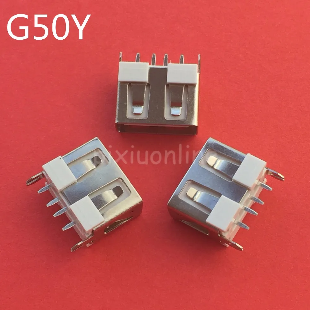 Гнездовой разъем G50Y USB 2 0 4 pin 10 шт. короткий стиль для передачи данных и зарядки