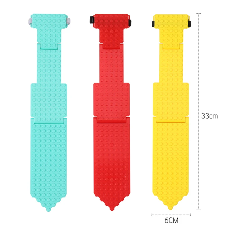 Мини Строительная пластина DIY Развивающие игрушки Фигурки галстука база смешной