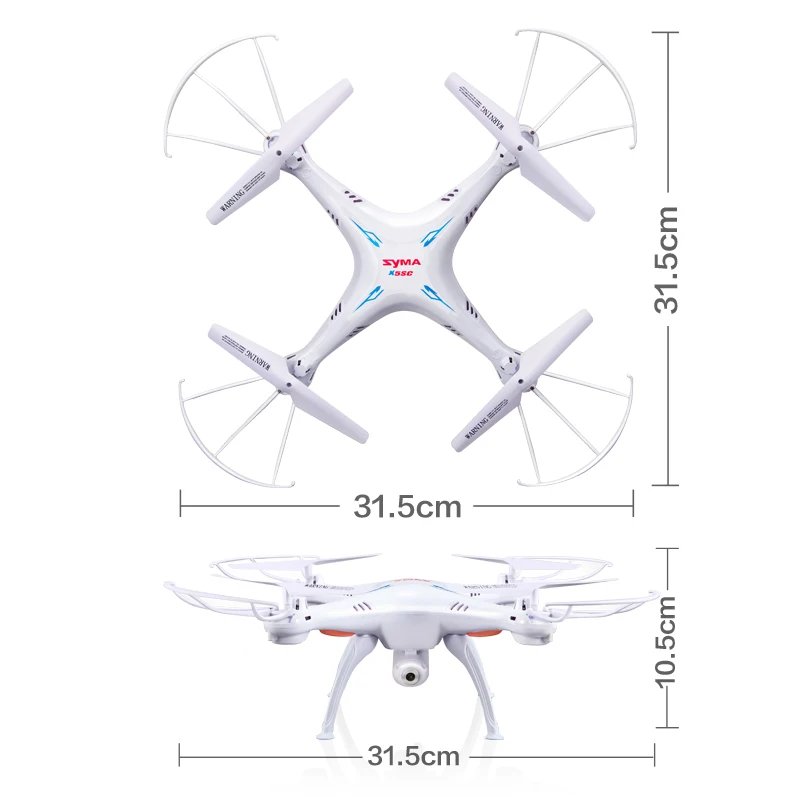 Syma X5SW Дрон с Wi-Fi камерой передачи в реальном времени FPV Квадрокоптер 2 4 МП HD камера