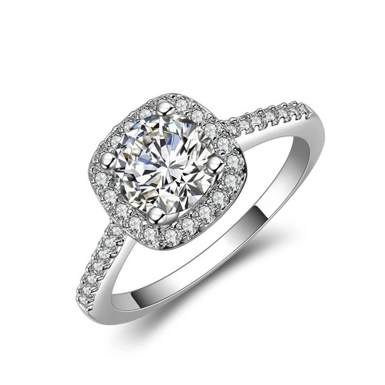 2018 Новая Мода bague femme кристаллическое кольцо для женщин элегантное серебряное