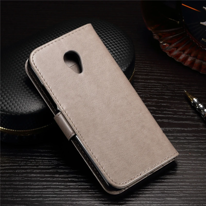 Luxury Retro Flip Case For Meizu m5 m5s m3 m2 mini m5c A5 m6 U10 PU Leather + Soft Silicon Wallet Cover m3s phone | Мобильные