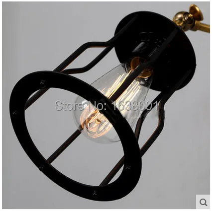 Небольшая металлическая рамка Бра Лампа скандинавские американские